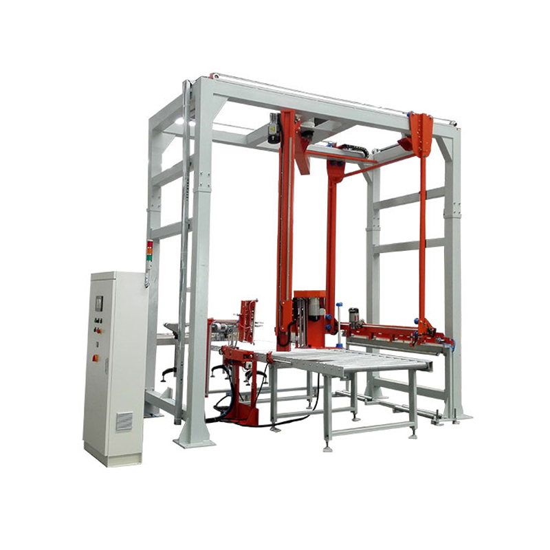 全自动在线式悬臂缠绕覆膜机