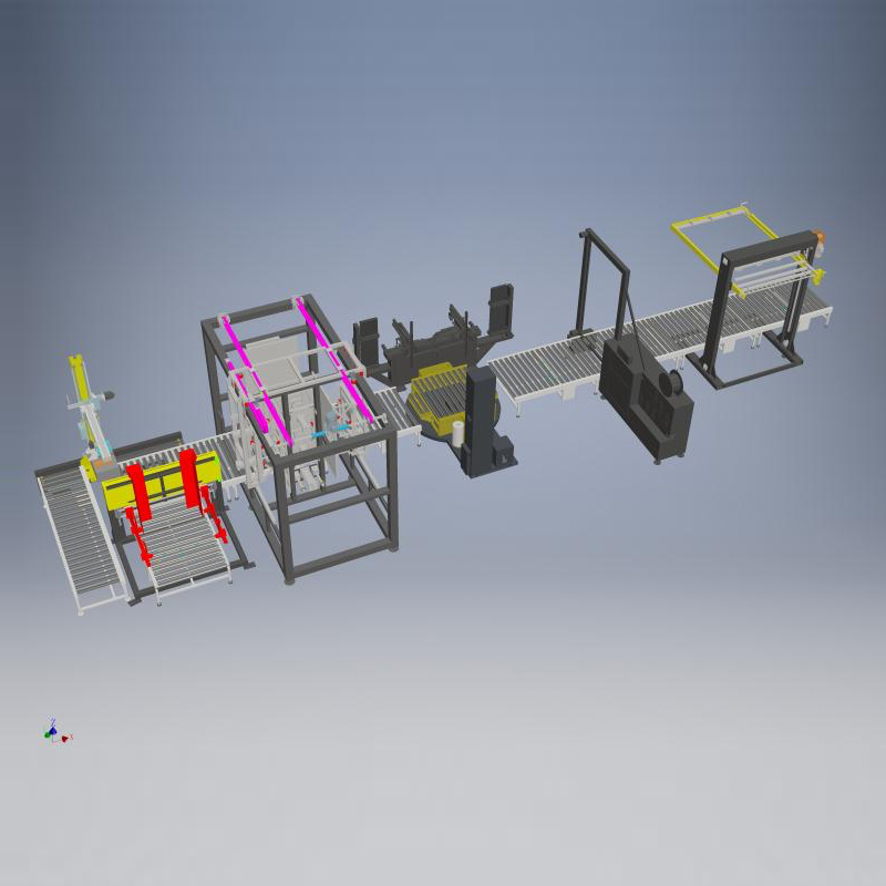 托盘包装整线方案